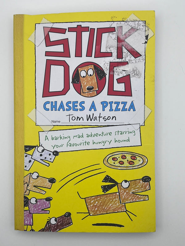 Stick Dog Chases A Pizza
